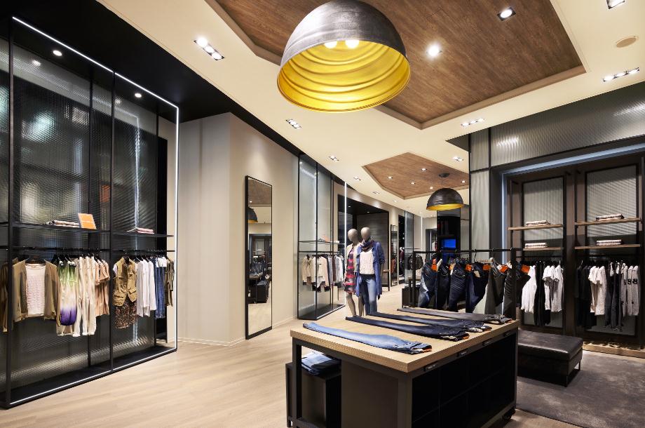 Boss store orange shop