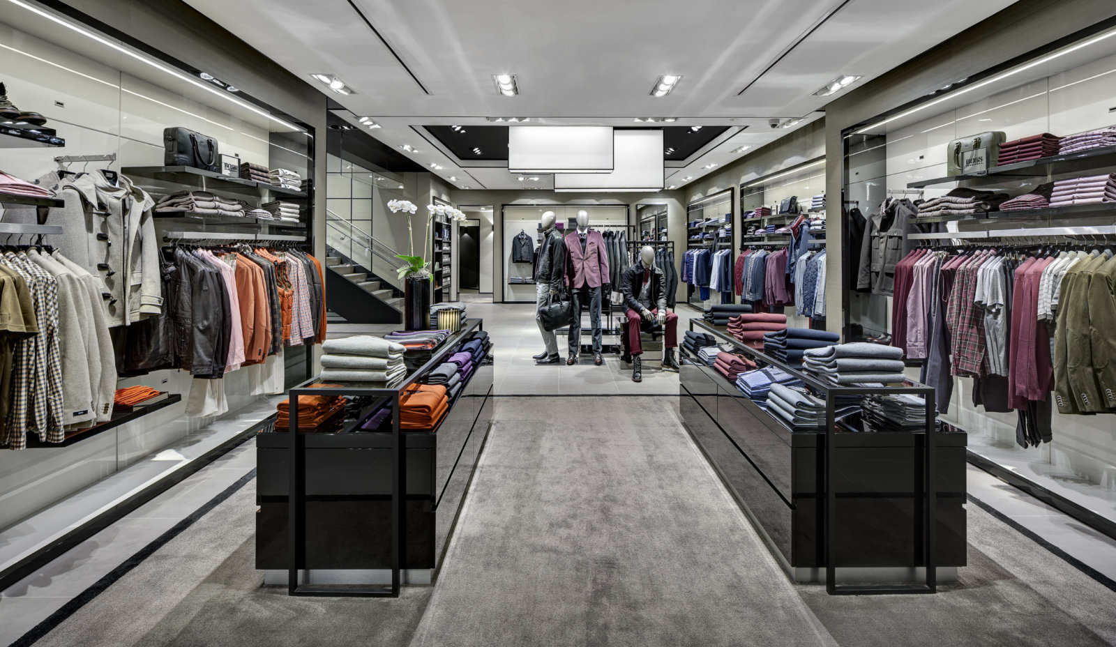 BOSS Flagship Store New York, Columbus Store - Hollin Radoske Architects